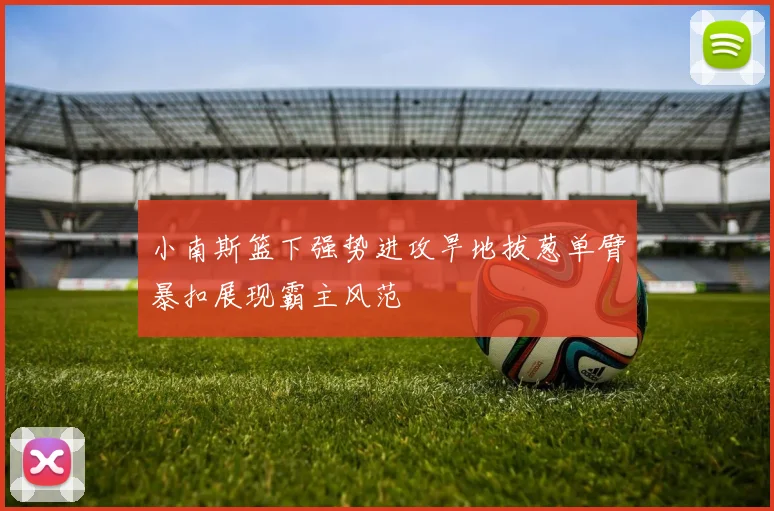 小南斯篮下强势进攻旱地拔葱单臂暴扣展现霸主风范